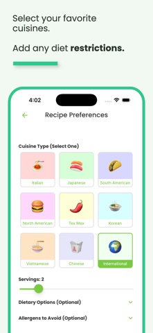 Recipes AI screenshot