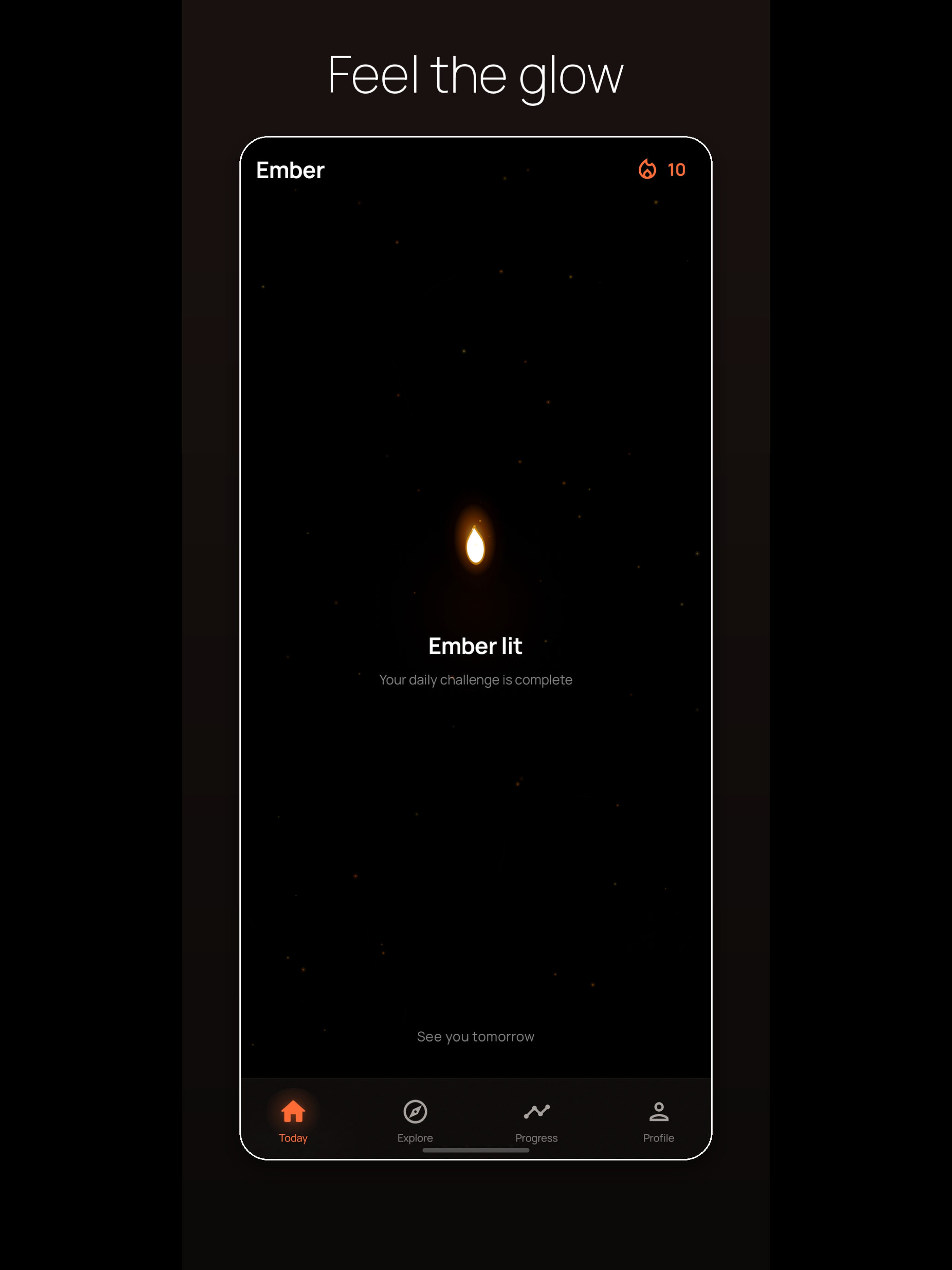 Ember: Daily Habit Challenge