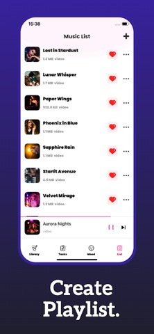 DoneTune: Offline Music Plan iPhone screenshot