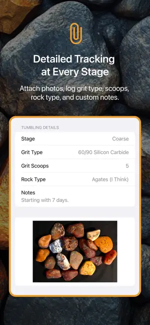 TumbleTrack - Rock Tumbler Log screenshot 3