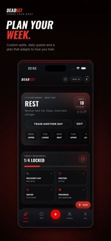 DEADSET: Gym Workout Tracker Screenshot 1 of 6