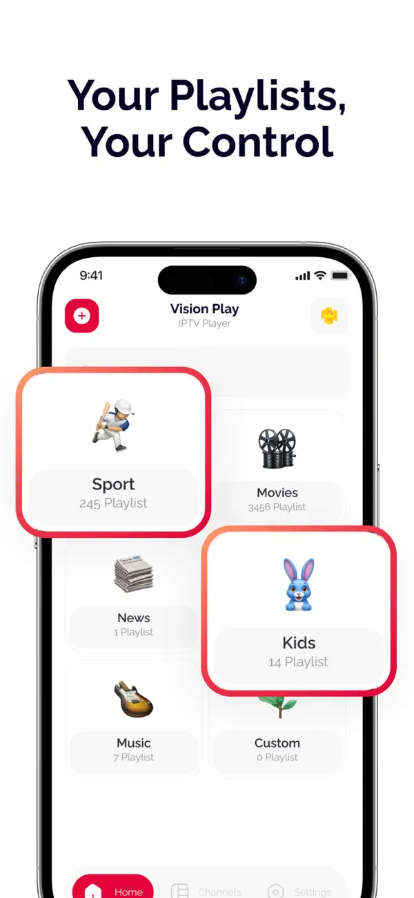 Screenshot #2 pour VisionPlay – IPTV Player