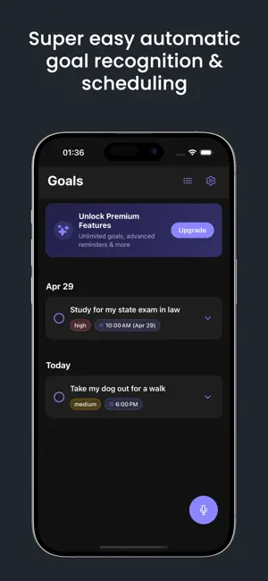 GoalGenie AI screenshot 2