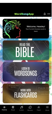 WordSong app screenshot