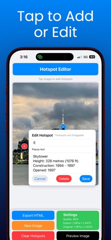Hotspot Editor screenshot