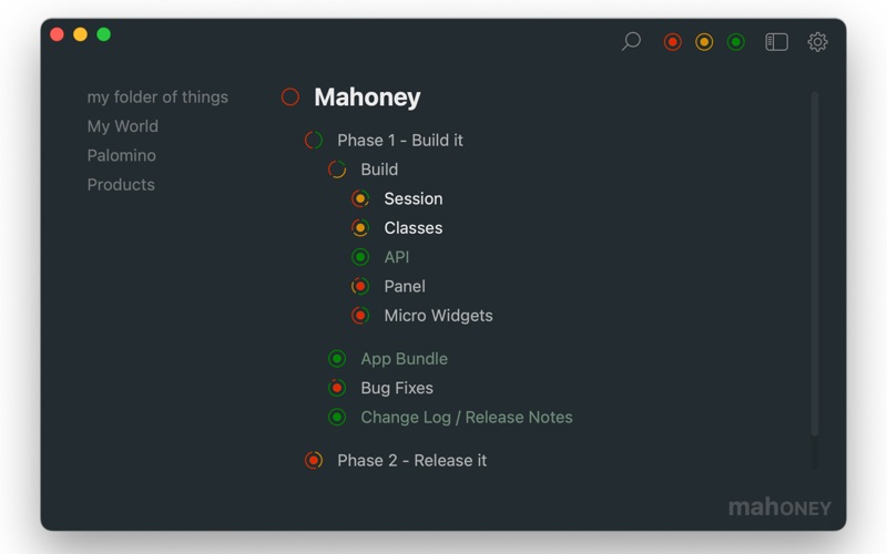 Mahoney screenshot