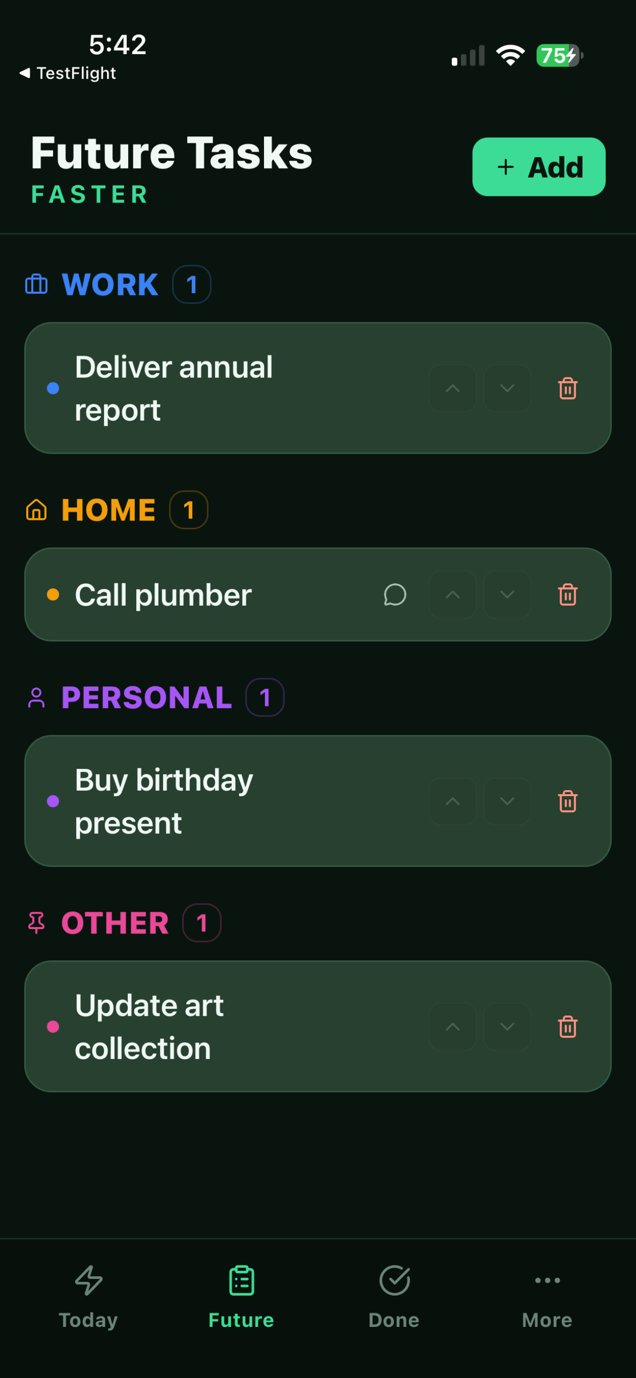 FASTER: Must Do Today screenshot 5