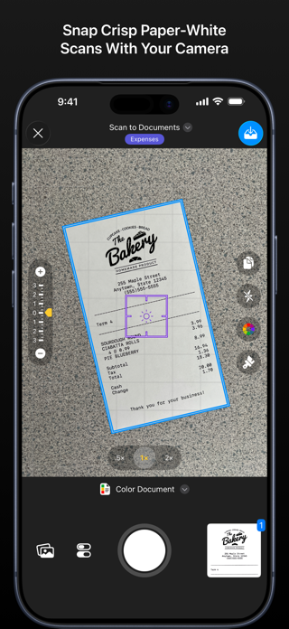 Paperlogix - Document Scanner Screenshot 1 of 10