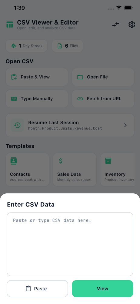 CSV Viewer and Editor screenshot 6