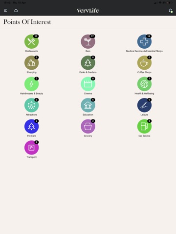 The Hay & Isca Gardens iPad screenshot