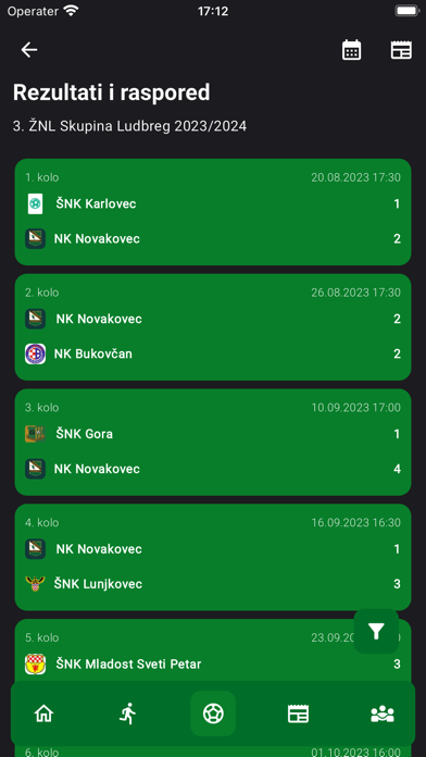 NK Novakovec Screenshot