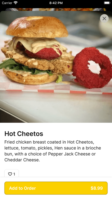 The Halal Hen iPhone screenshot 3 - Food & Drink app