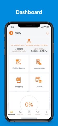 App Store screenshot of the The Y NSW · New app