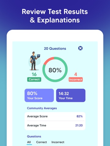 CompTIA A+ Exam Test Prep 2025 iPad screenshot