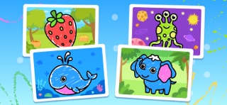 Coloring Book - Kids Games 2+ iPhone screenshot