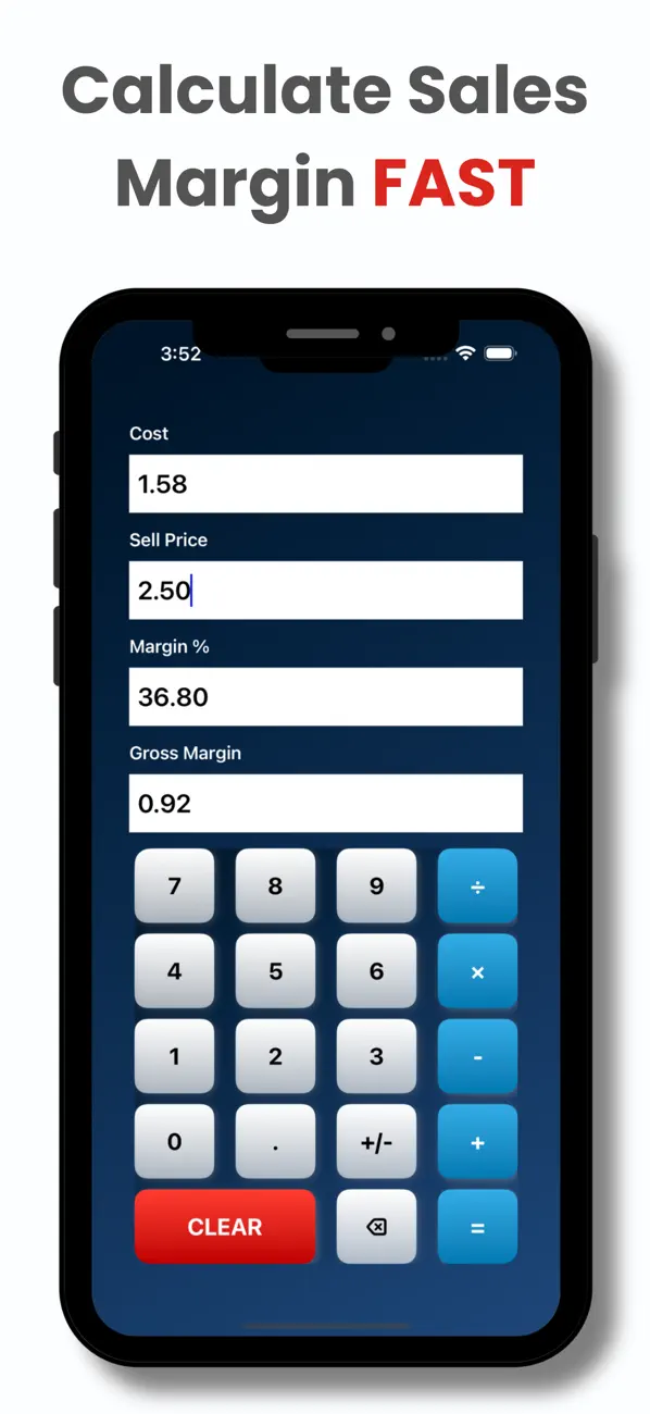 Screenshot #1 pour Retail Margin