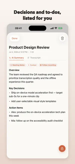 VoiceMemo AI Voice Recorder screenshot 2