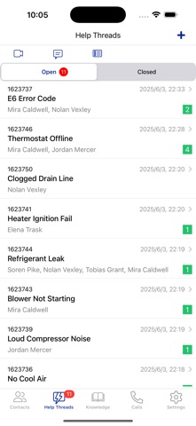 Penske Quick Connect iPhone screenshot