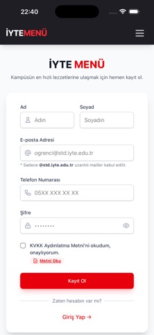 İyte Menü screenshot 4