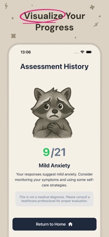 Anxiety & Stress Relief Test iPhone screenshot