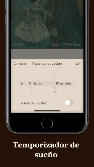 Captura de pantalla de AudioLibros LibriVox Pro en iPhone 7