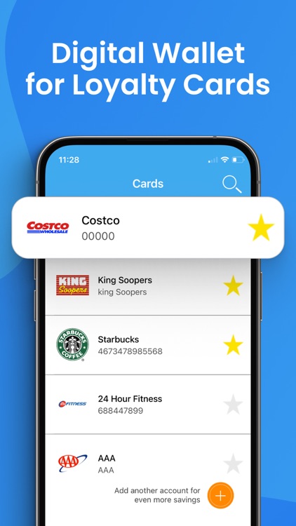 Key Ring Rewards Card Wallet
