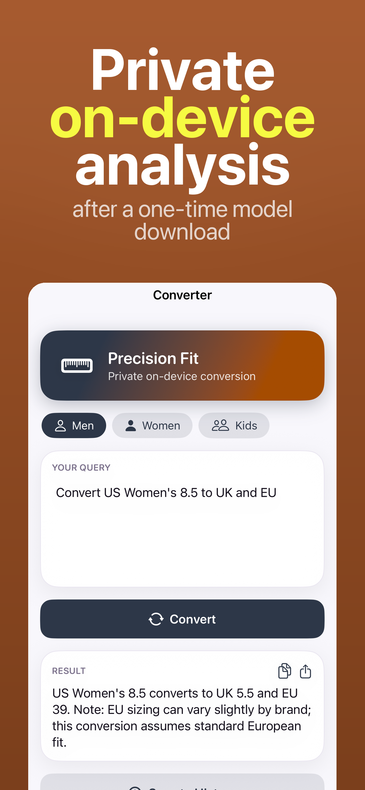 Shoe Size Converter Chart screenshot 4