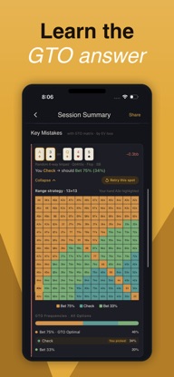 RangeWise: GTO Poker Trainer screenshot 1