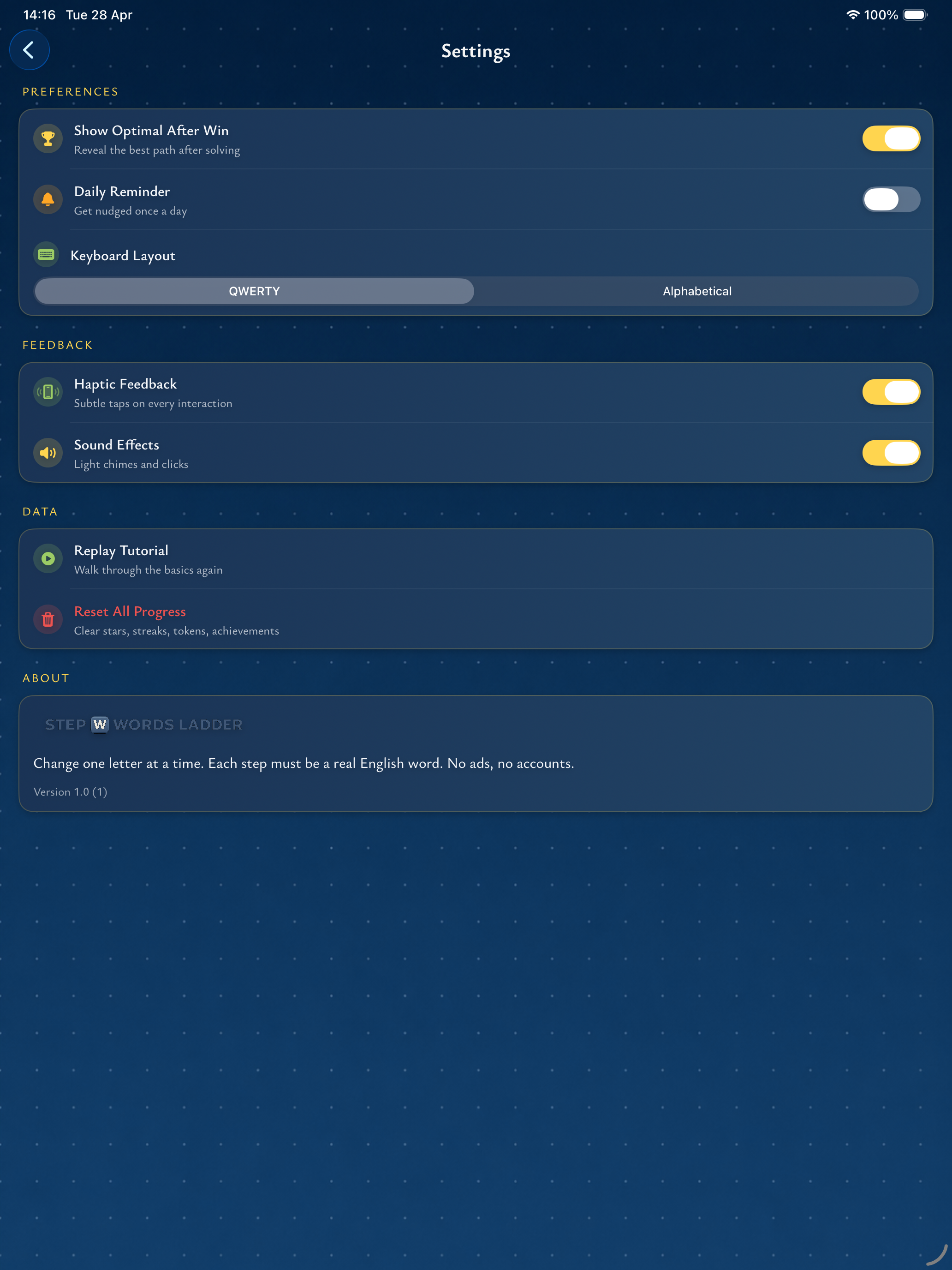 Step Words Ladder screenshot 12