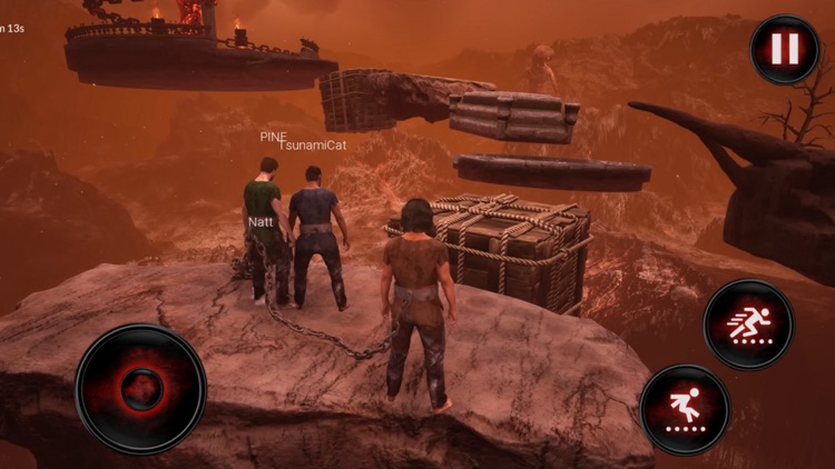 Chained Together Parkour Game