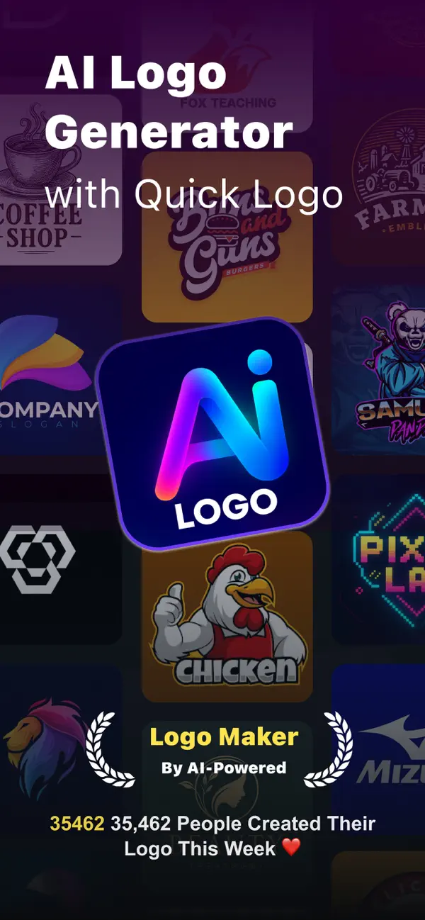 Screenshot #1 pour Create Logo Make Your Own Logo