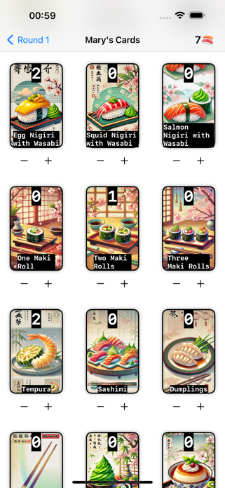 Sushi Go Score Tracker Screenshot 3 of 6