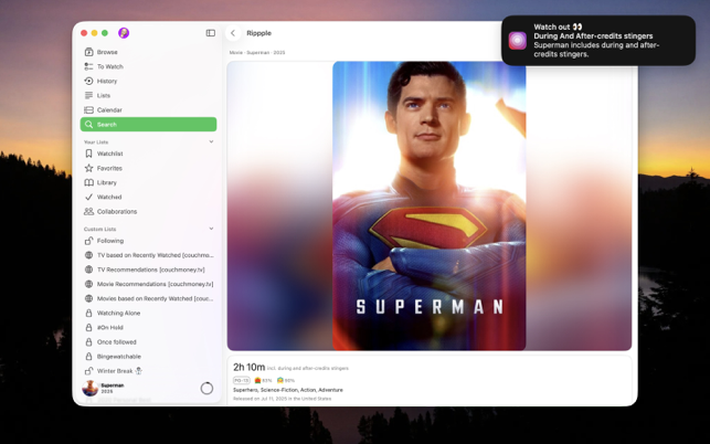 ‎Rippple for Trakt Screenshot