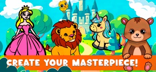 Colouring for kids - Hawkie iPhone screenshot
