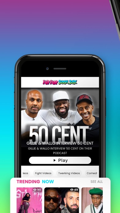 Hiphopboombox iPhone screenshot 1 - Entertainment app