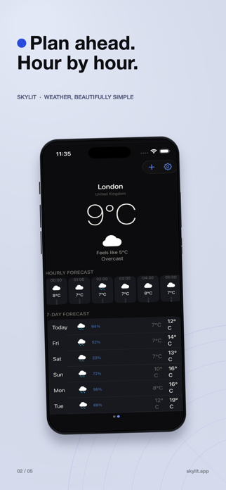 Skylit: Weather & Widgets Screenshot 2 of 5