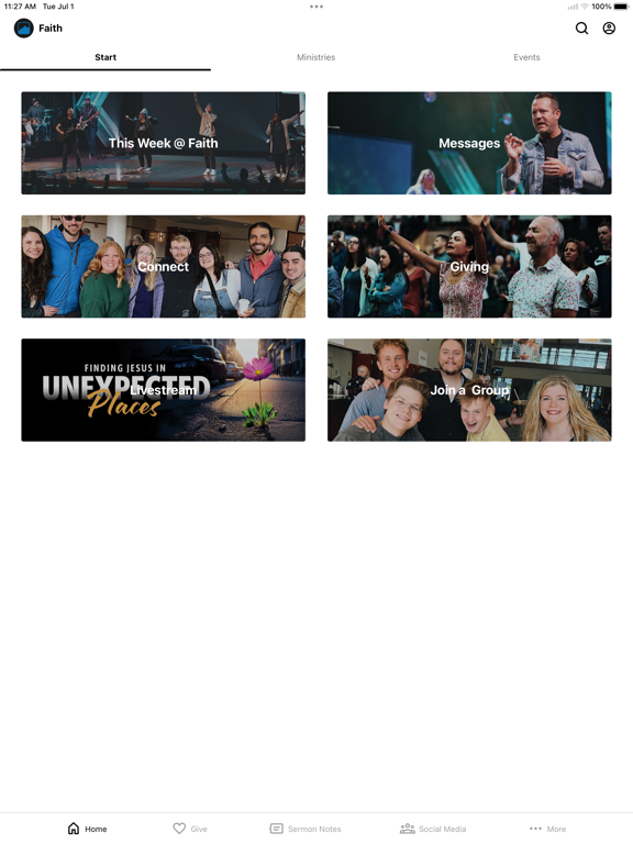 Faith Arvada iPad screenshot 1 - Lifestyle app