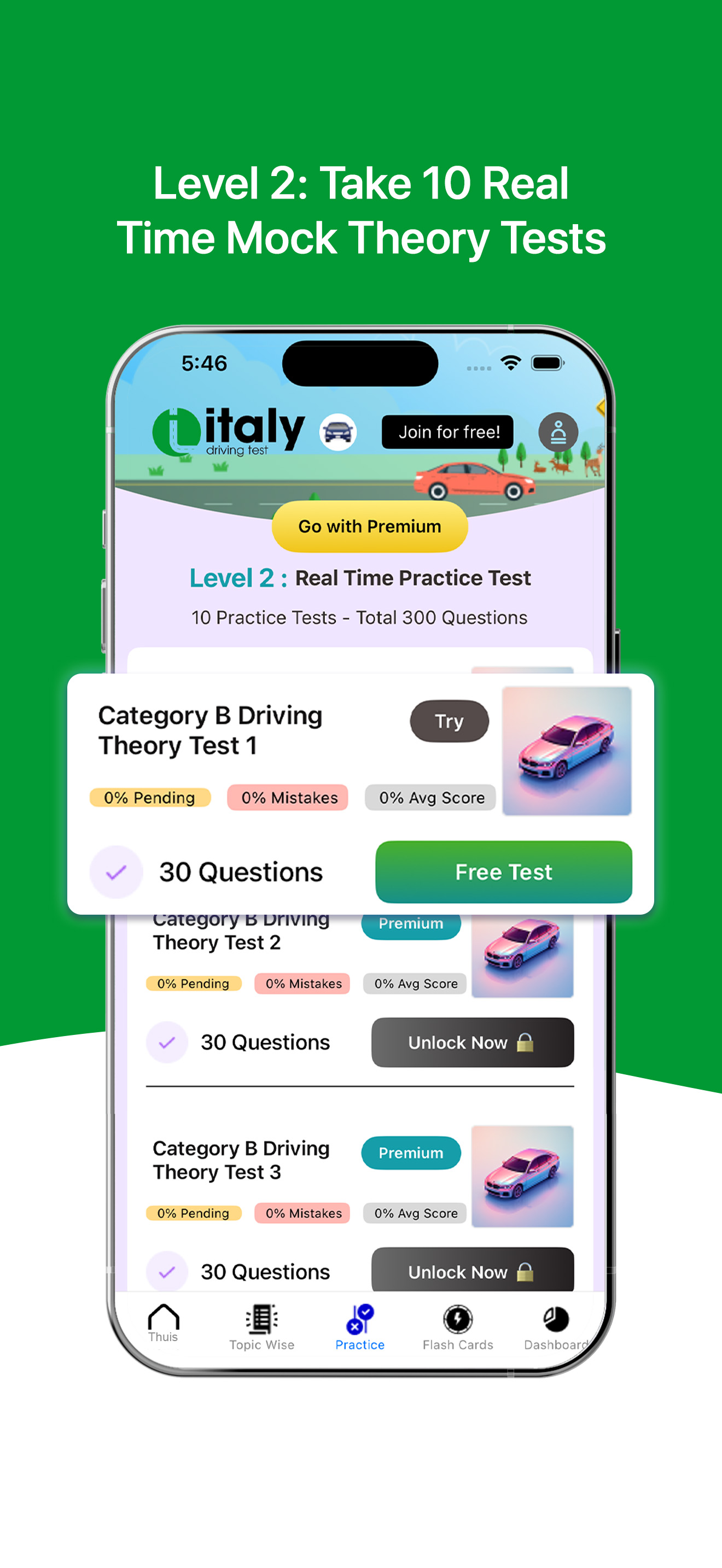 Italian Driving Licence Test