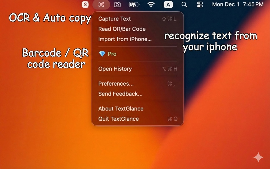 #1. TextGlance (macOS) 作者: Qi Wang