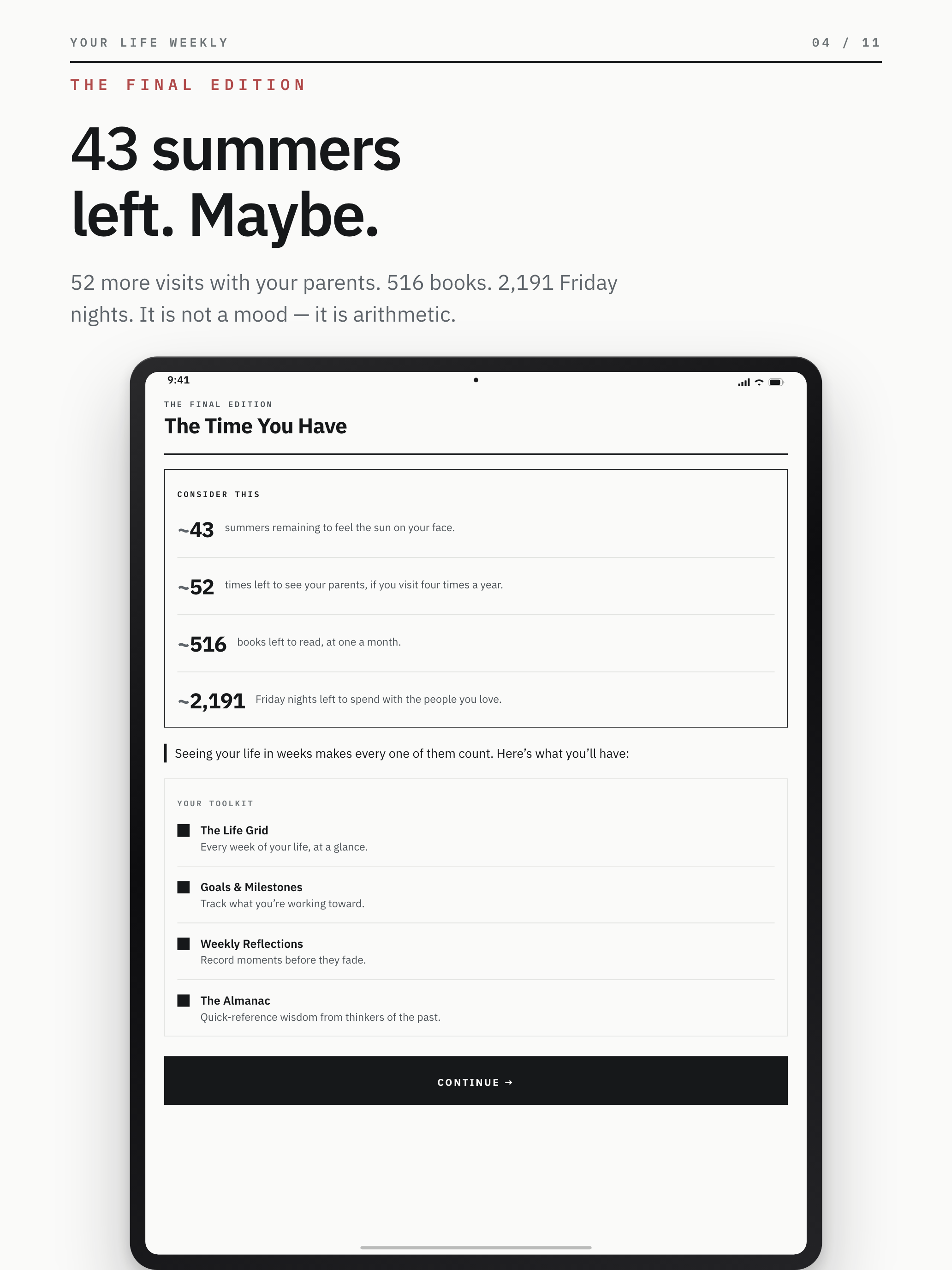Your Life Weekly screenshot 14