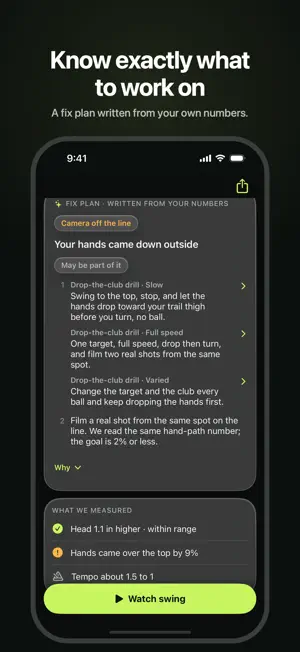 Analyze Golf Swings - Sticks screenshot 2