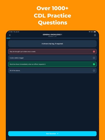 CDL Study iPad screenshot