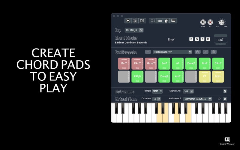 Chord Whisper Piano screenshot