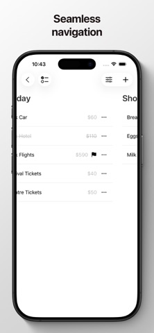 Branches: Simple Planner iPhone screenshot
