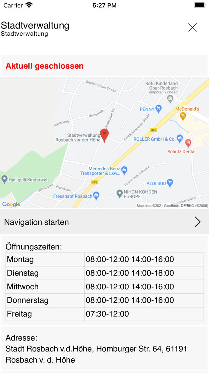 AbfallApp Rosbach Vor Der Höhe