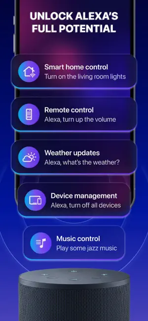 Alexa Control & Voice Commands iPhone screenshot 1