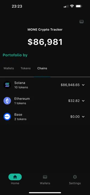 Mone Crypto Tracker screenshot 4
