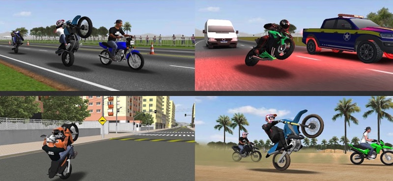 Moto Wheelie 3D. screenshot 2