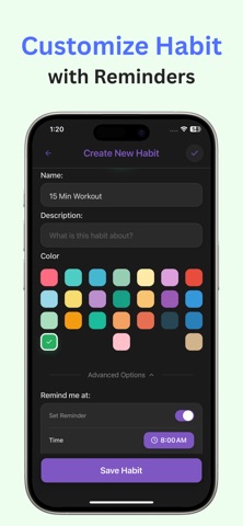 Habit Tracker : HabitNote Screenshot 3 of 4