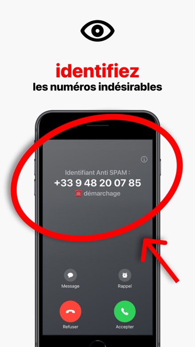Anti SPAM - bloqueur téléphone Screenshot